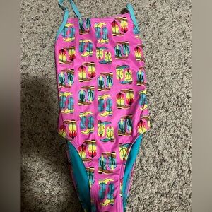 Sporti Swimsuit, cowgirl print!